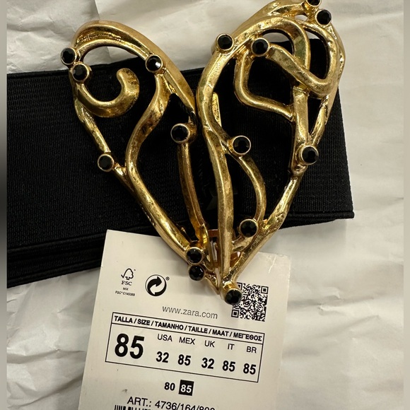Zara Heart Belt Size 32 - Picture 4 of 4